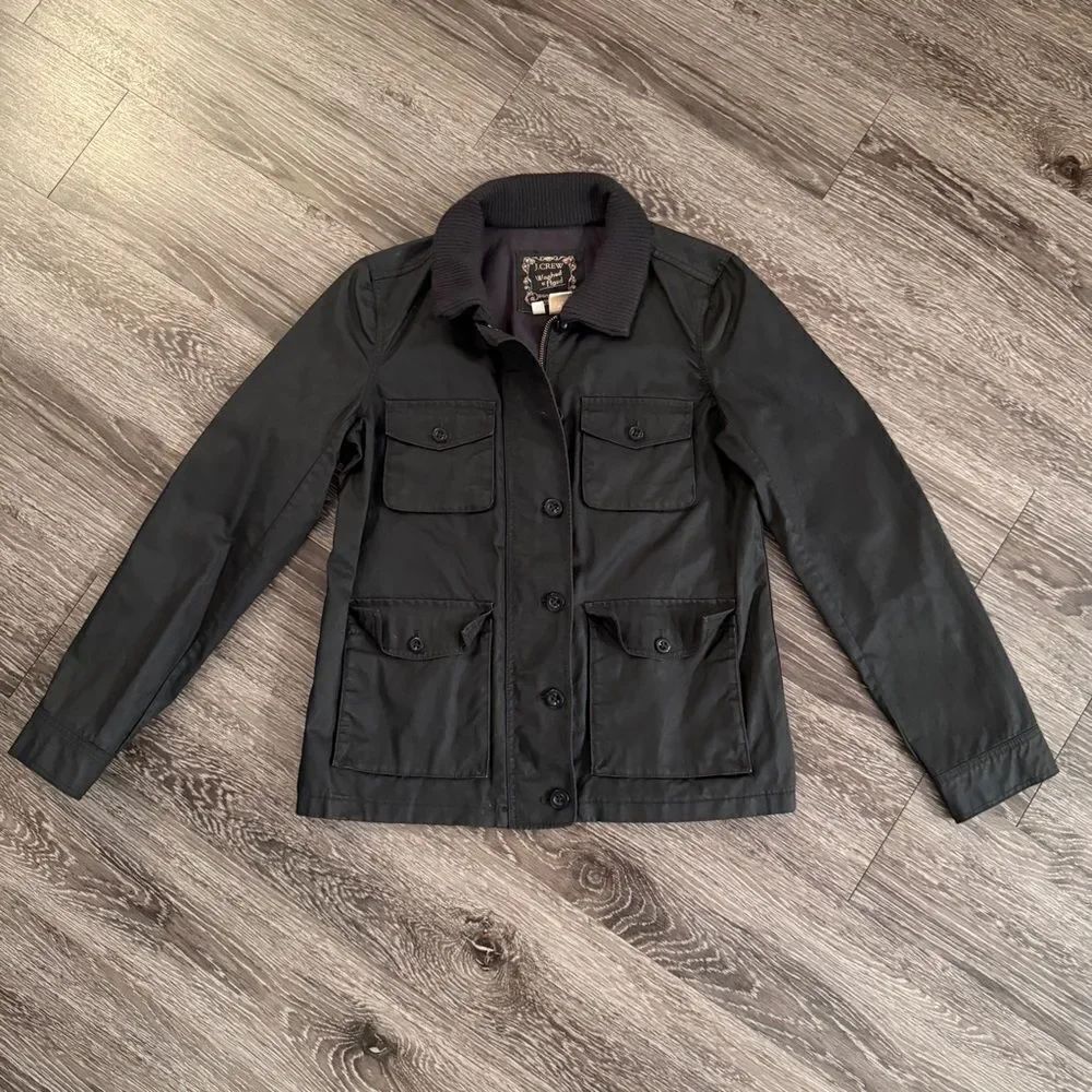 J. Crew Washed & Aged Utility Jacket